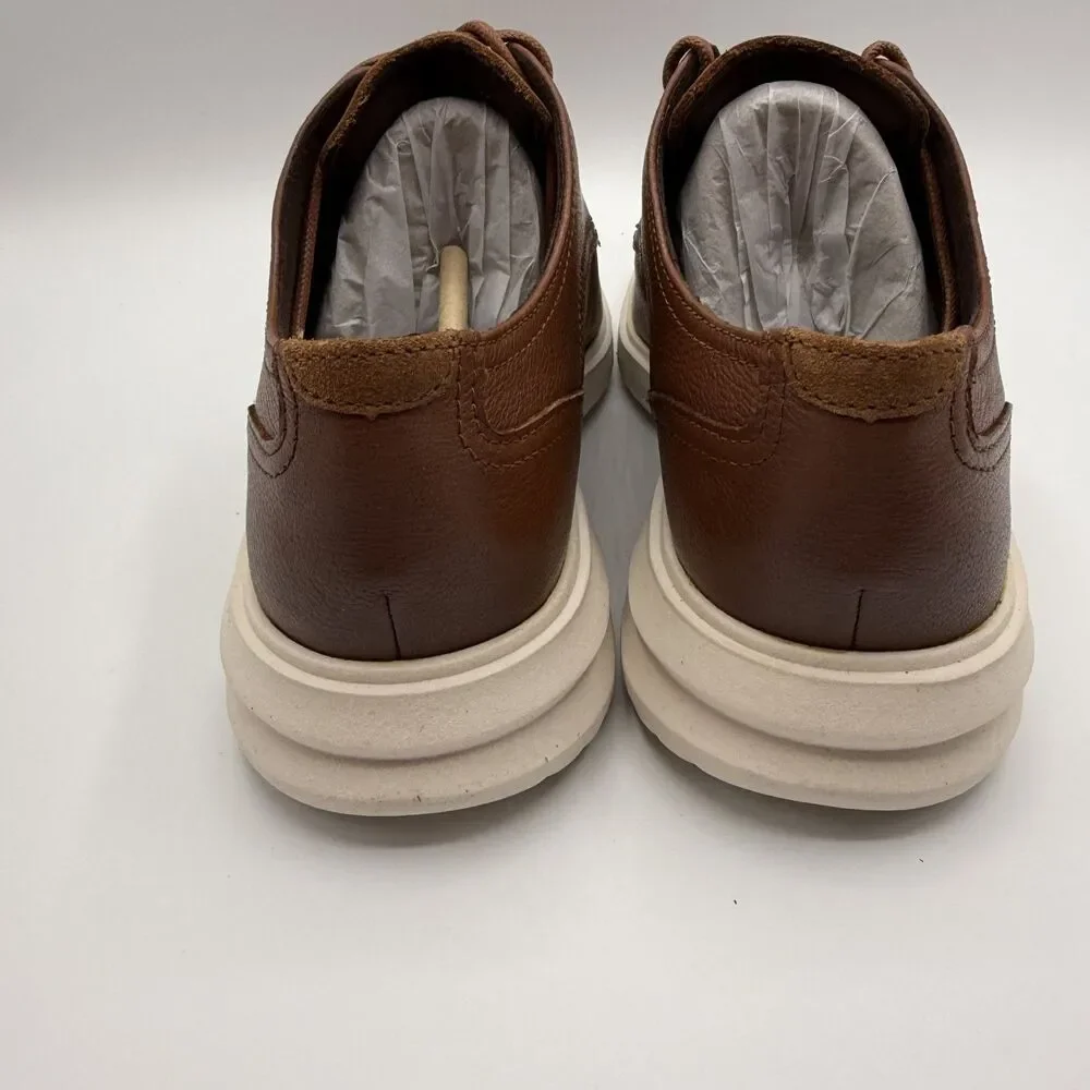 Cole Haan Plain Toe Oxford British Tan Leather Men Size 8